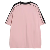 Retro Patchwork Hip Hop Oversized T-Shirt