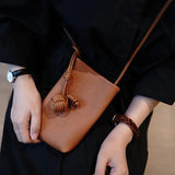 Soft Leather Shoulder Messenger Bag