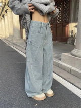 Wide Leg Striped Vintage Pants