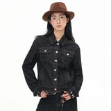 Cowboy Black Denim Jacket