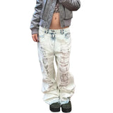 Vintage High Waist Ripped Y2K Jeans