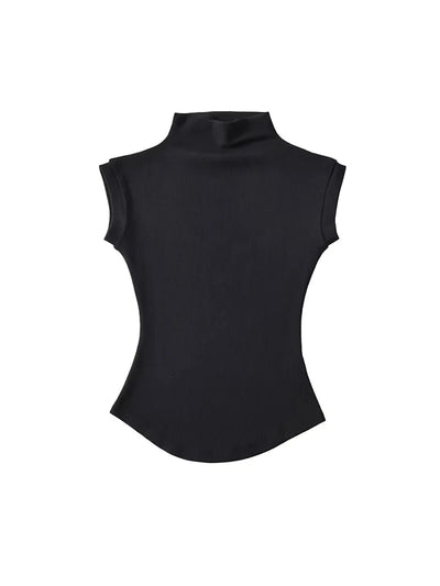 Sommer-Rollkragen-Tanktops