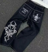 Retro Baggy Low Rise Cargo Jeans