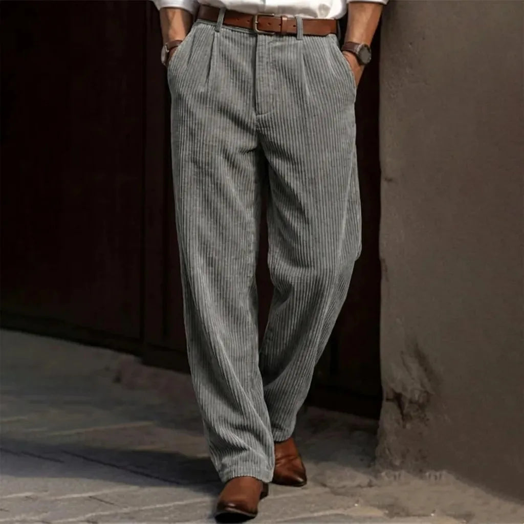 Men's Corduroy Striped Pants