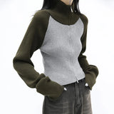 Y2K Patchwork Sweater