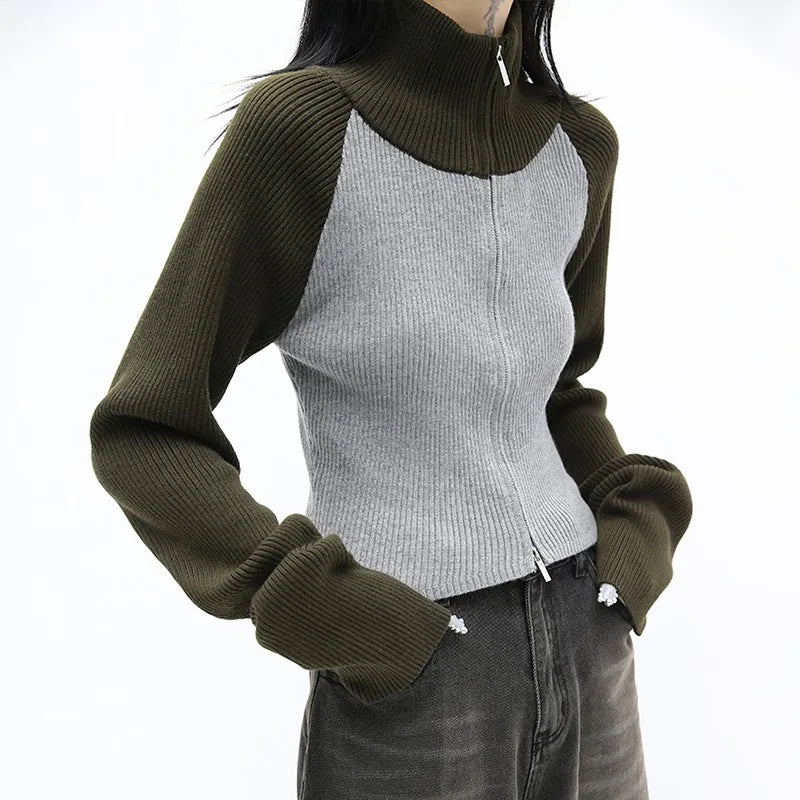 Y2K Patchwork Sweater