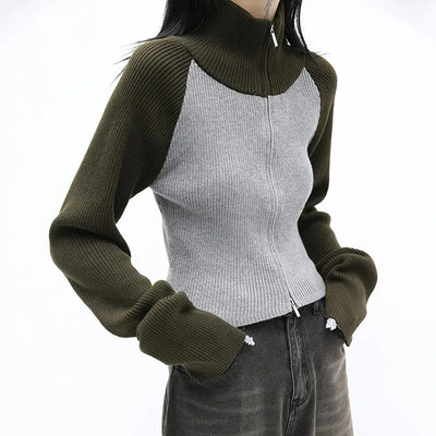 Y2K Patchwork Sweater