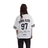 97 Breathable Retro Mesh  Sports  T-Shirt