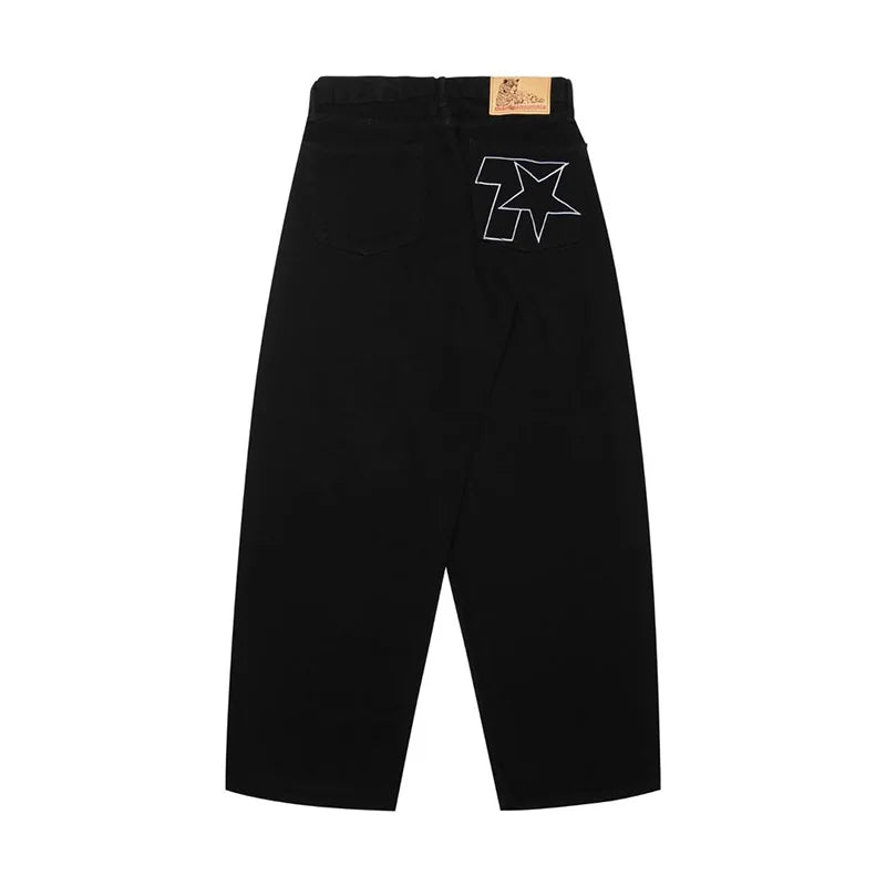 Comfortable White Star Jeans