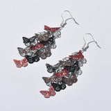 Vintage Hollow Leaves Shiny Earrings