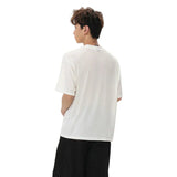 Retro Anime Portrait Print Loose T-Shirt