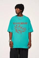 Gestern Cat Print T-Shirt