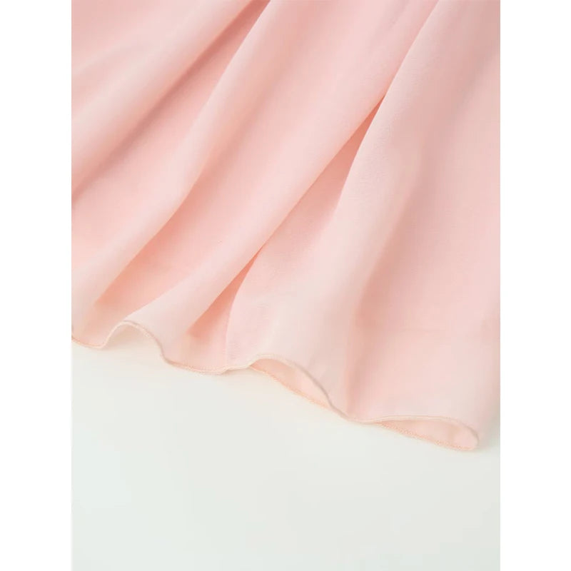 Women Cape Pink Maxi Dresses