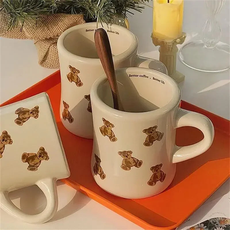 Vintage Bear Cute Mug