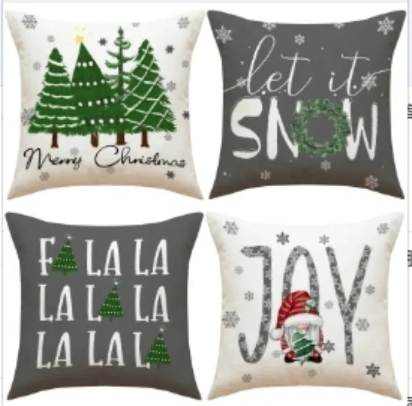 Vintage Christmas Pillow Covers