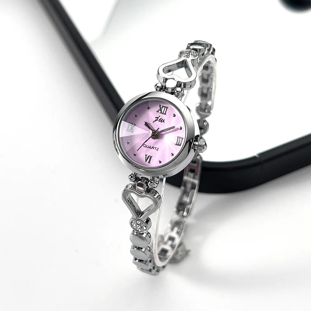 Women Exquisite Heart Bracelet Watch