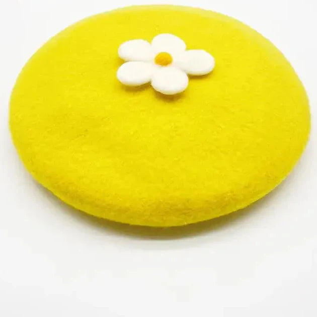 Daisy Crochet Beret