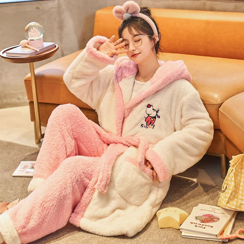Crescent Moon Hooded Pyjamas