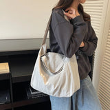 Bolso de hombro de nailon estilo "Lazy"
