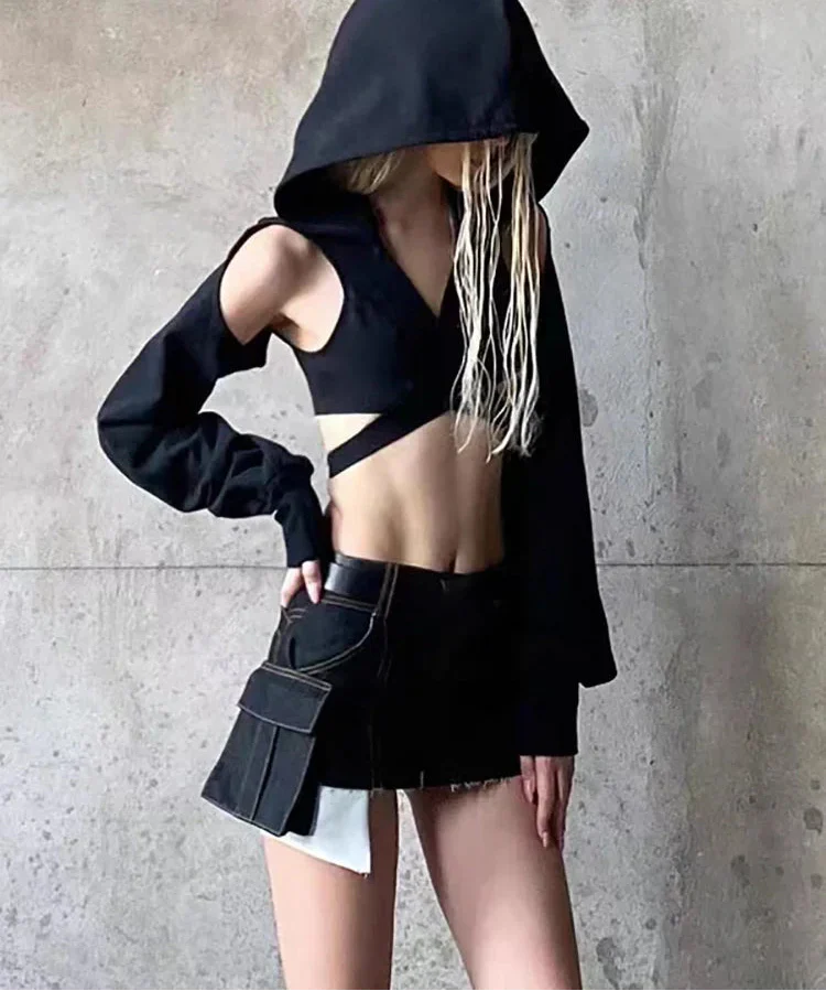 Cyperpunk Irregular Street Hoodie