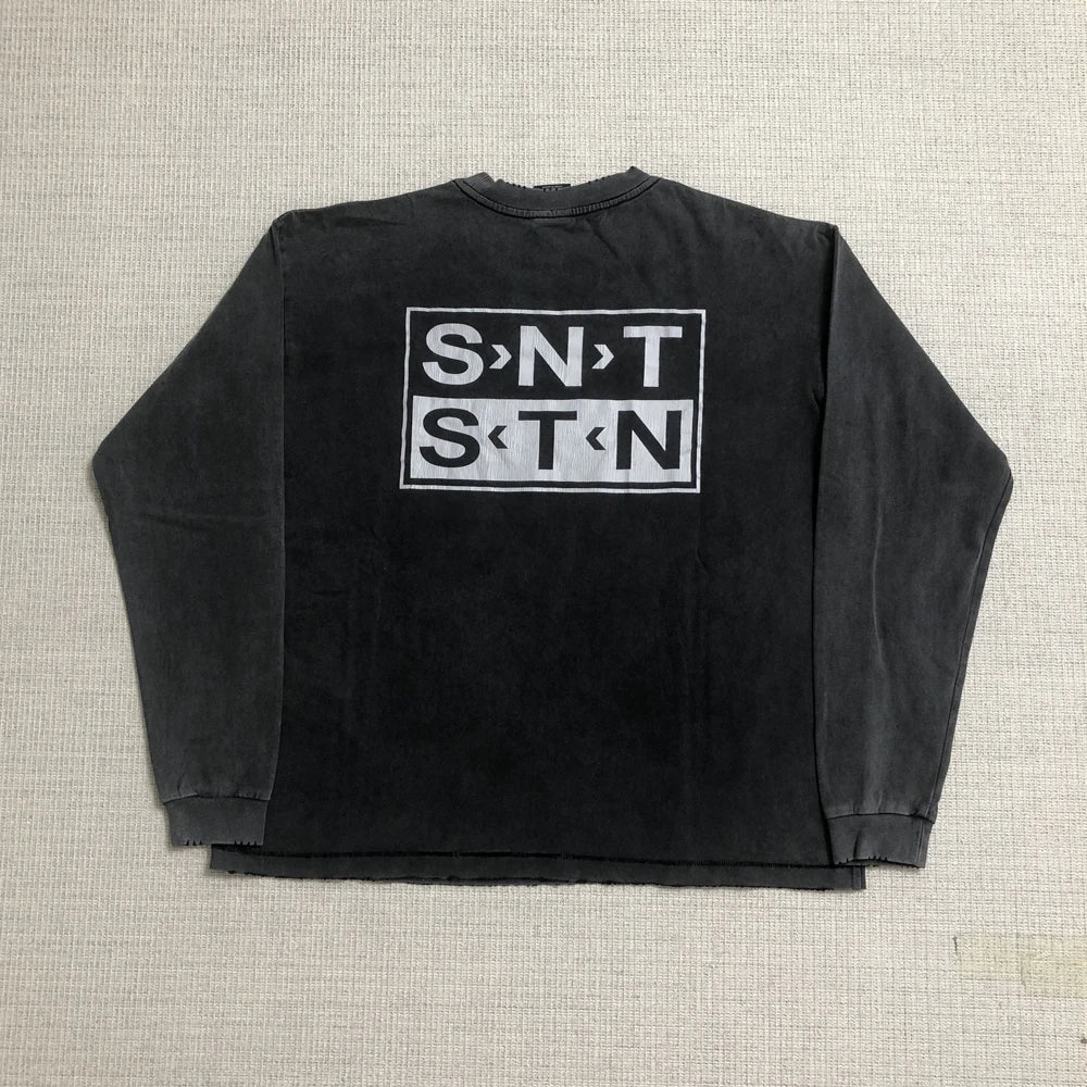 Vintage Loose Fit Long Sleeves Sweatshirt