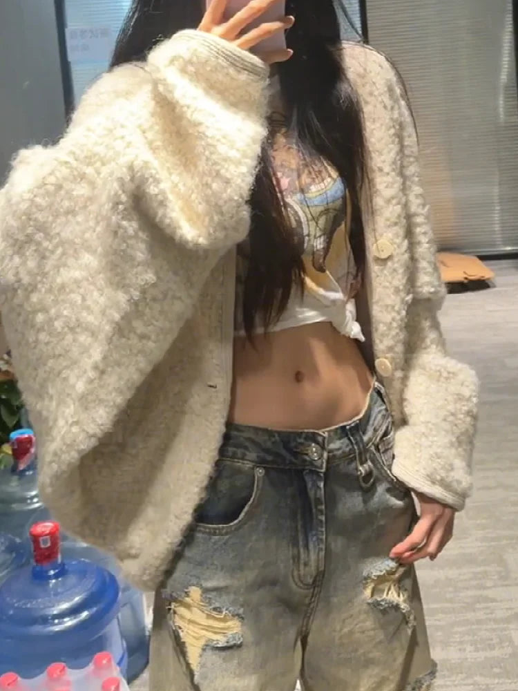 Y2K Ripped Baggy Jeans