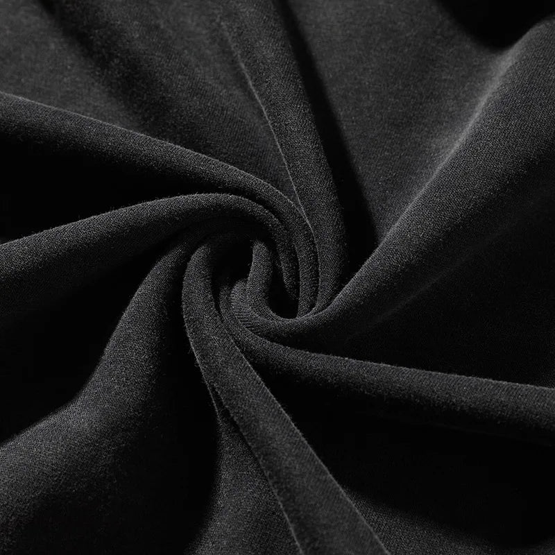 Lightning Washed Retro Black Washed Kapuzenpullover