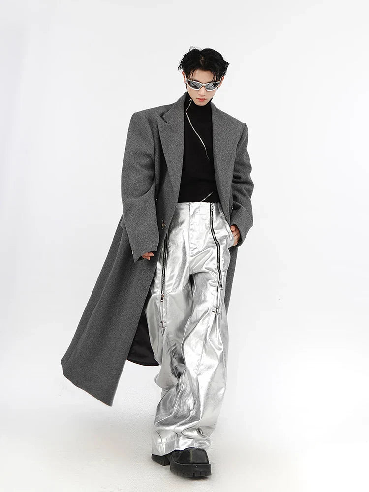 Cyperpunk Shiny Leather Pants