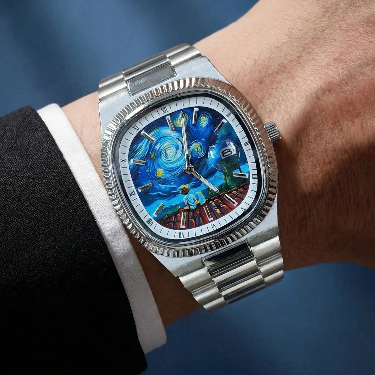 2026 Neue Hochwertige Herren Quarzuhr, Luxus Trendige Leuchtende Kalender Multifunktions Chronograph Herrenuhr Geeignet für Jungen