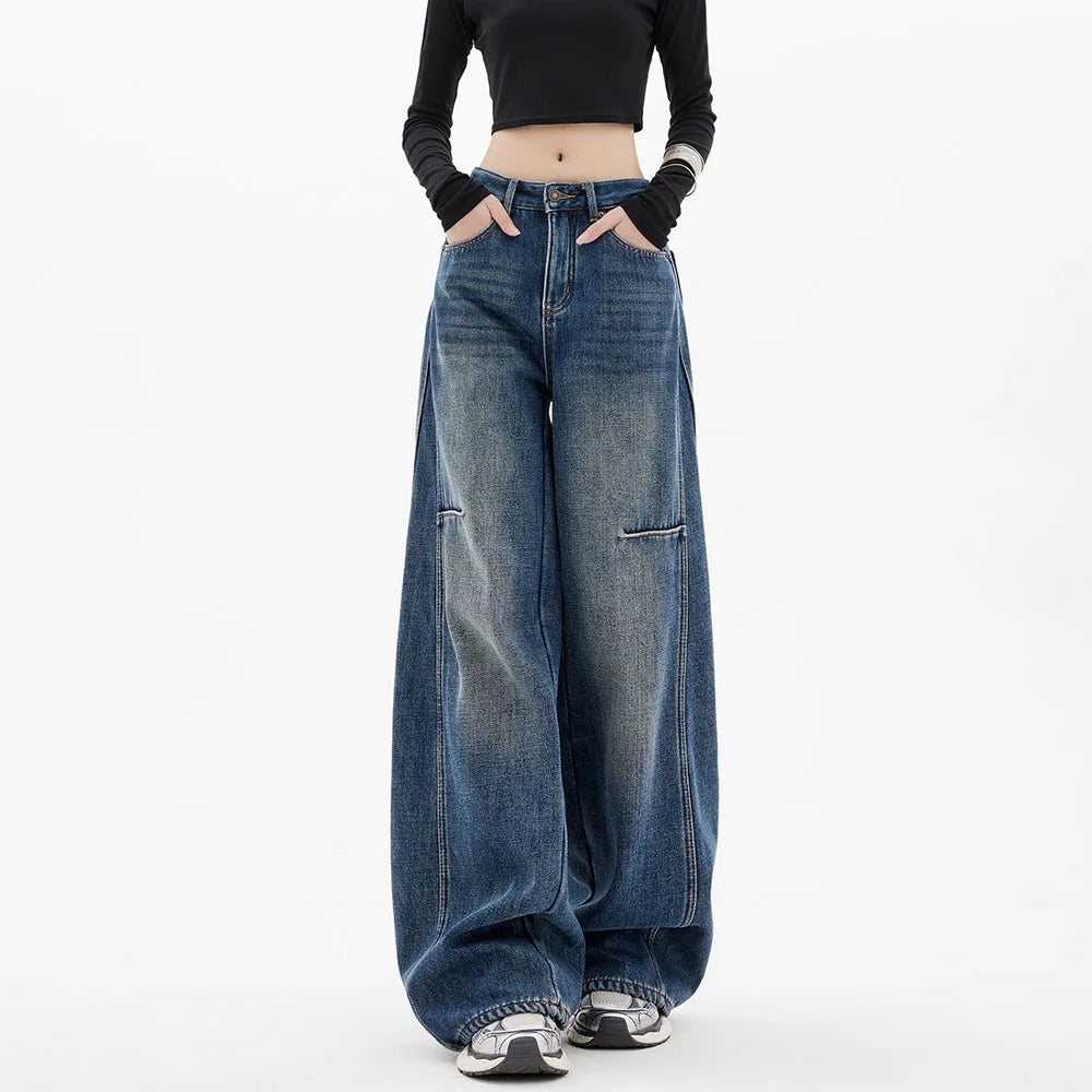 Women's Vintage High Waisted Jeans