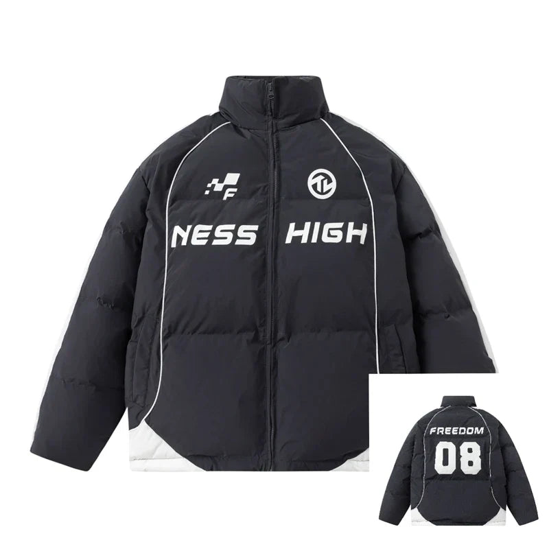 Barbie Core Oversized Women's Puffer Jacket