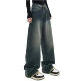 Y2k High Waist Wide Leg Denim Jeans