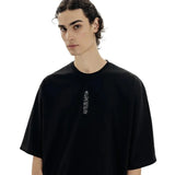 Oversized Goth-T-Shirt mit Grafikdruck