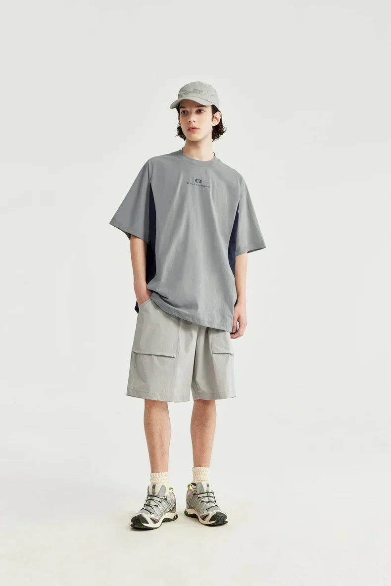 Oversized Patchwork Skater Girl T-Shirt