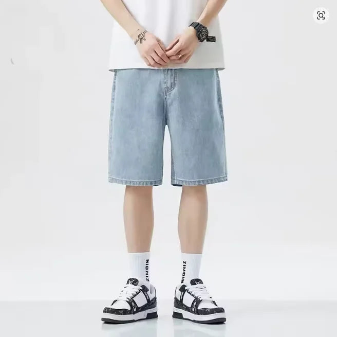 Vintage Loose Male Wide Leg Short