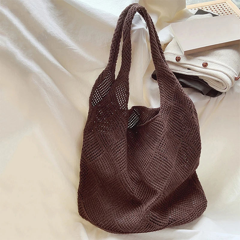 Retro Handgefertigte Häkeltasche für Damen
