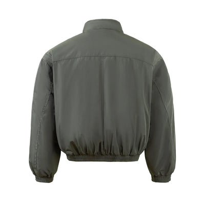 Padded Zip-up Windbreaker Jacket