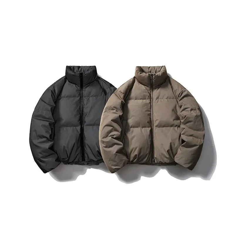 Winter Down Reflective Puffer Jacket