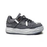 Retro Gray Street Sneakers