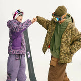 Camouflage Hooded Puffer Jacket