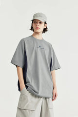 Oversized Patchwork Skater Girl T-Shirt