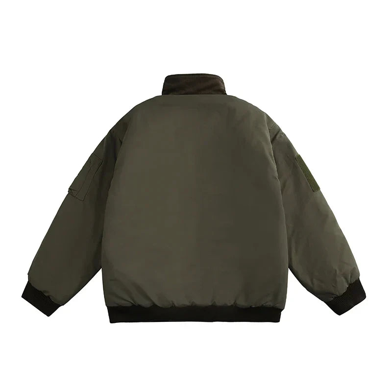 Warm Casual Cotton Windbreaker Jacket