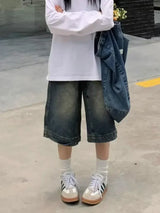 Vintage Baggy Blue Denim Jorts