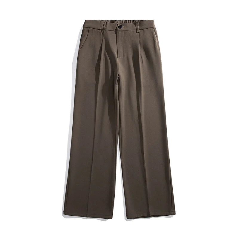 Comfortable Black Loose Korean Pants