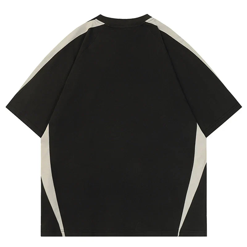 American Sports Splicing T-Shirt