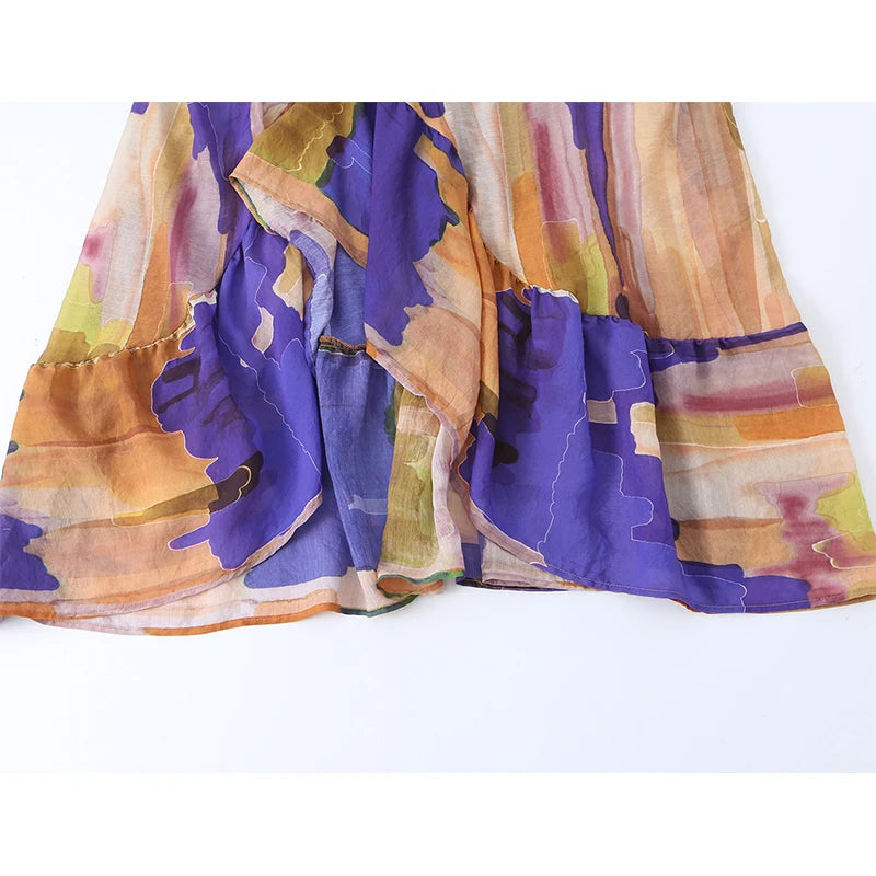 Sundress Casual Summer Beach Sleeveless Maxi Dress