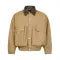 Cyberpunk Leather Collar Buttons Denim Jacket