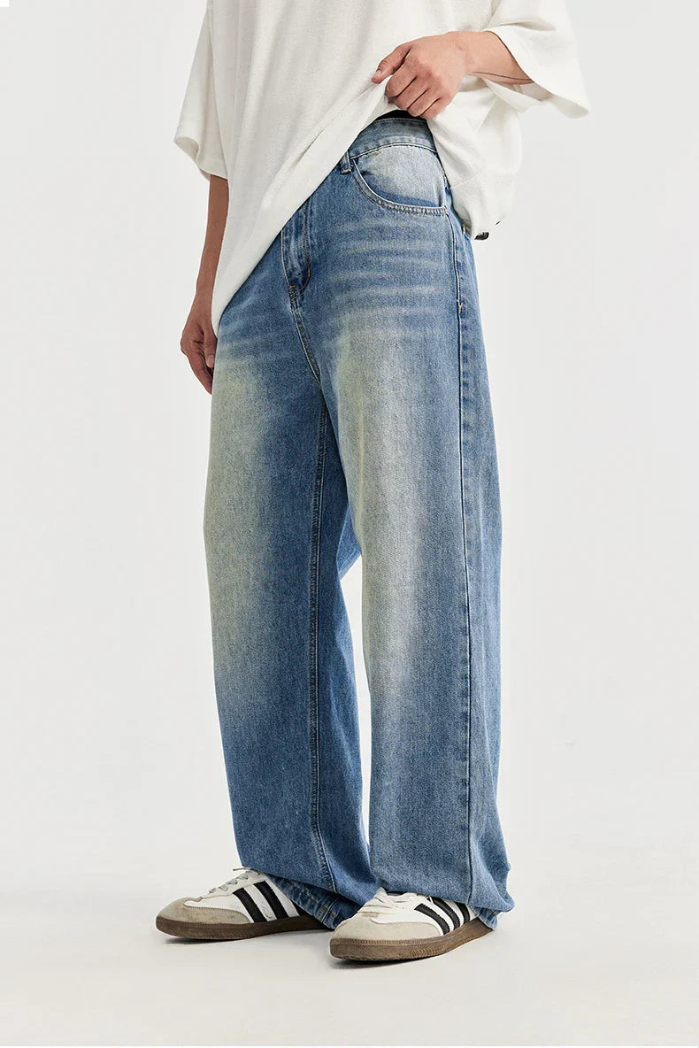 Dark Wash Loose Fit Baggy Jeans