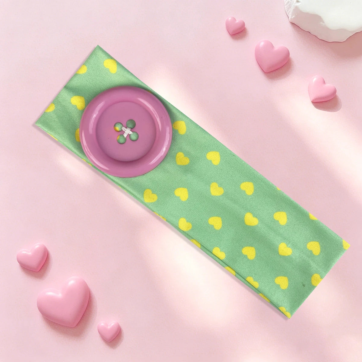 Kawaii Button Headband