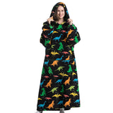 Animal Printed Hooded Blanket